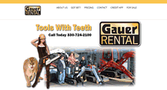 Desktop Screenshot of gauerrental.com